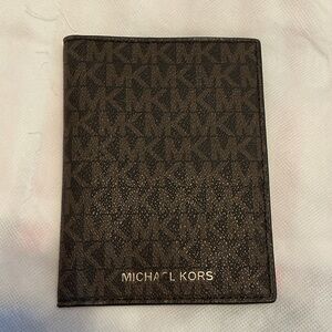 Michael Kors Dark Brown Monogram Card Holder